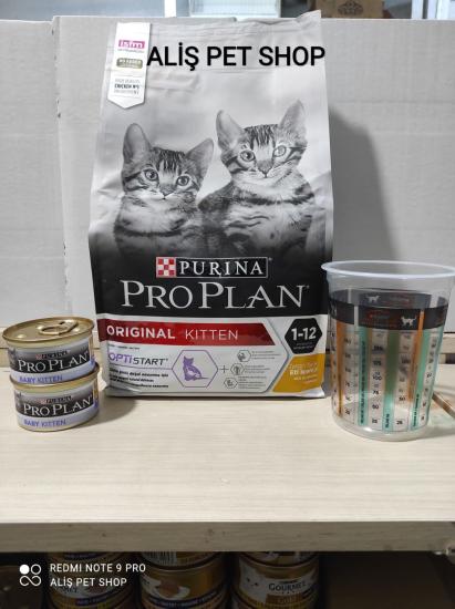 Pro Plan Kitten Tavuk ve Pirinçli Yavru Kedi Maması 1,5kg (2×85 Gr Yaş Mama Hediyeli)