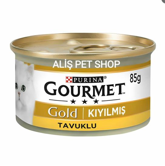 Gourmet Gold Kıyılmış Tavuklu Yetişkin Kedi Konservesi 85gr X 24 Adet