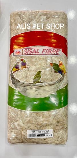 Sisal Fibre Kanaryalar ve Egzotik Kuşlar İçin Hindistan Cevizi-Hint Keneviri-Pamuk Yuva Malzemesi 1000 gr