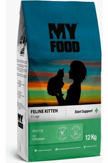 ﻿My food Tavuklu Yavru Kedi Maması Start Support 12 kg