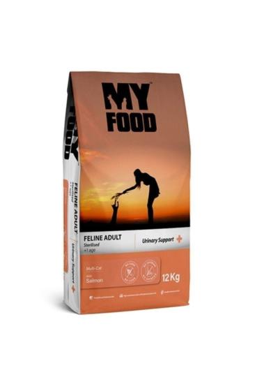 ﻿My Food Somonlu Kısırlaştırılmış Yetişkin Kedi Maması Urinary Support 12 Kg
