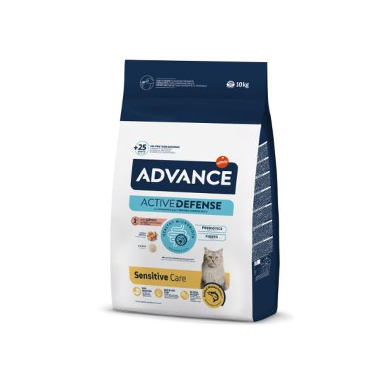 Advance Cat Sensitive Somonlu Hassas Kedi Maması 10 Kg
