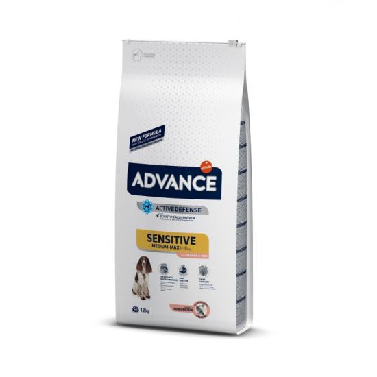 Advance Somon ve Pirinçli Hassas Yetişkin Köpek Maması 12 Kg