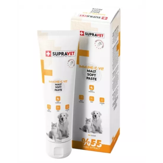 Supravet Immune C Kedi Ve Köpek Bağışıklık Güçlendirici Malt Paste 100 Gr