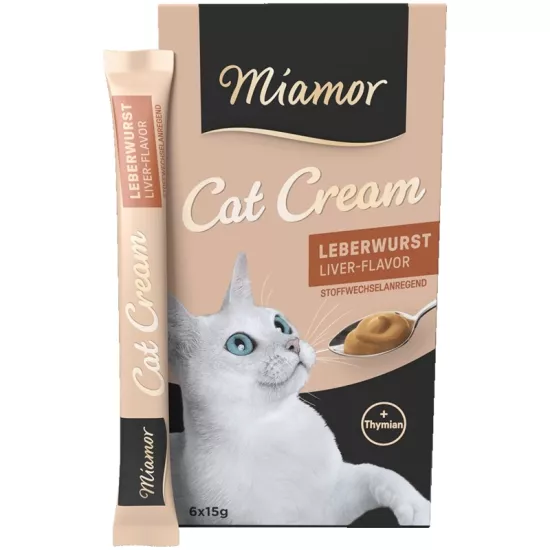 Mıamor Cream Ciğerli Kedi Ödülü 6x15 G 11 Adet