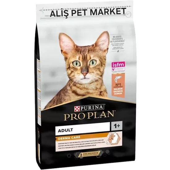 Pro Plan Derma Care Somonlu Tüy Yumağı Önleyici Yetişkin Kedi Maması 3kg