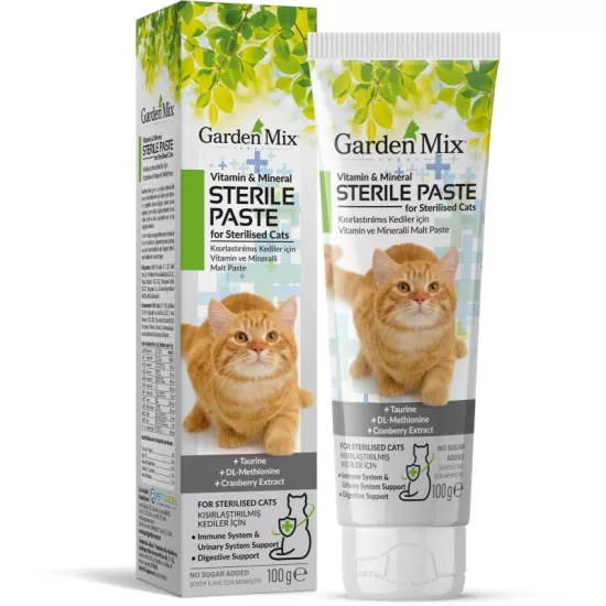 Garden Mix Kedi Steril Multivitamin Macun 100 Gram