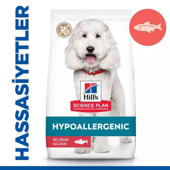 Hills SCIENCE PLAN Hipoalerjenik Somonlu Orta Irk Yetişkin Köpek Maması 2,5 kg