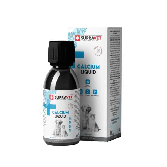 Supravet Calcium Kedi ve Köpekler İçin Kalsiyum Damla 100 ml