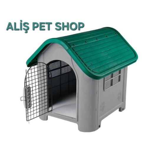 ALİŞPET KÖPEK EVİ KAPILI 86x66x71 