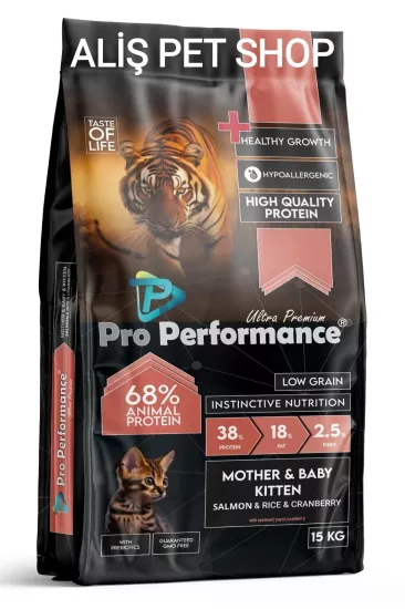 Pro Performance Kitten Anne ve Yavru Salmon & Rice 15 Kg