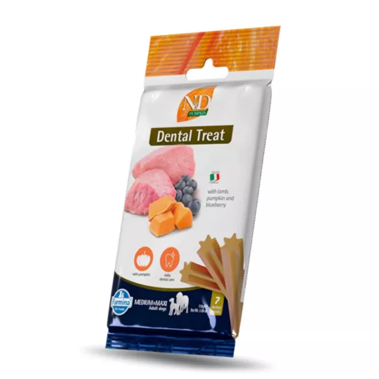 N&D Kuzulu Bal Kabaklı ve Yaban Mersinli Orta ve Büyük Irk Yetişkin Köpek Ödül Maması 100gr (7’li)