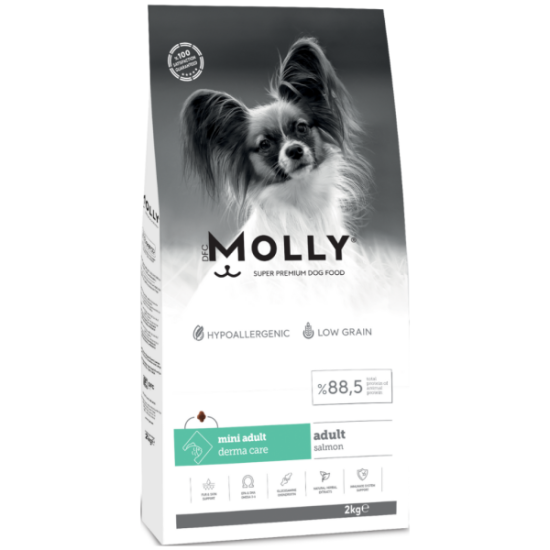 Molly Hipoalerjenik Somonlu Küçük Irk Yetişkin Köpek Maması 2kg