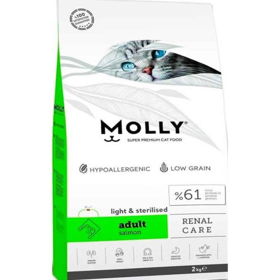 Molly Kısırlaştırılmış Kedi Maması Sterilised Somonlu 2 Kg