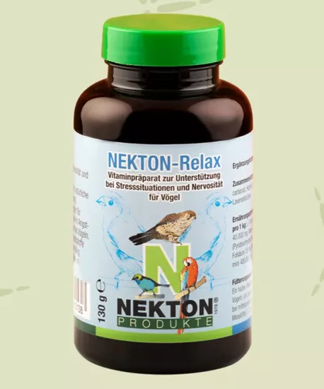 Nekton Relax Kuşlar İçin Doğal Sakinleştirici ve Stres Giderici Takviye 130 Gr