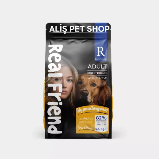REAL FRİEND Digest Care Yetişkin Köpek Maması Kuzu Etli & Pirinçli 2.5KG