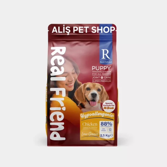 REAL FRİEND Joint Care Mini Ve Küçük Irk Yavru KöpekMaması Tavuklu 2.5KG