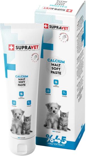 Supravet Supravet Kalsiyum Kedi Ve Köpekler İçin Macun 100 Gr