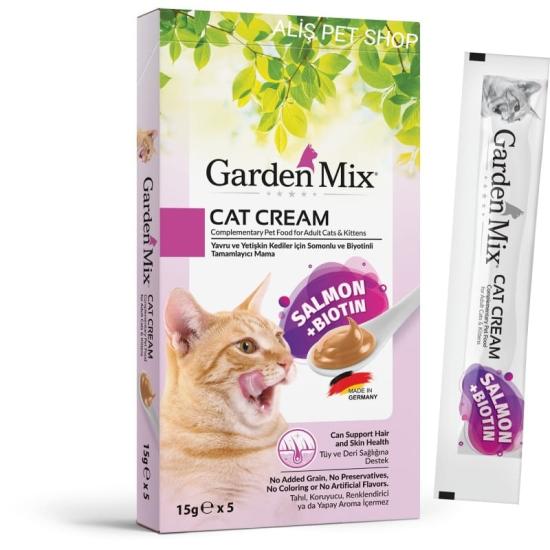 Gardenmix Somon Biotin Krema Kedi Ödülü 5 Li 15 Gr