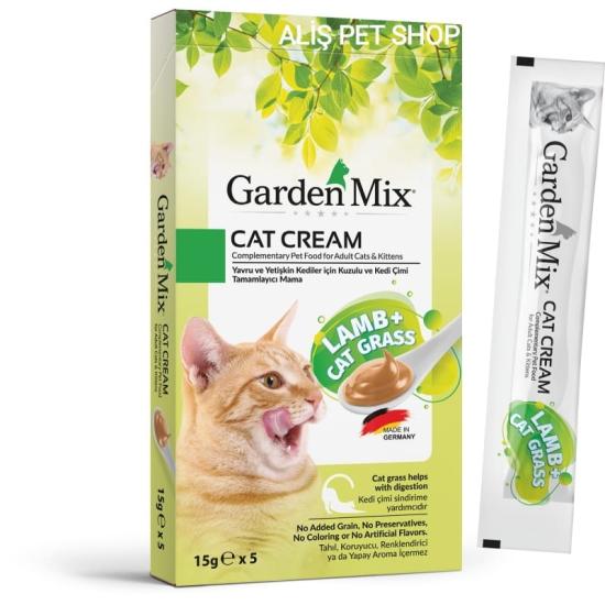 Gardenmix Kuzulu Ve Kedi Otlu Krema Kedi Ödülü 5 Li 15 Gr X 11 Adet