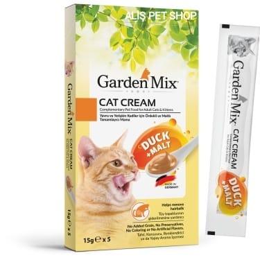 Gardenmix Ördek Malt Krema Kedi Ödülü 5 Li 15 Gr