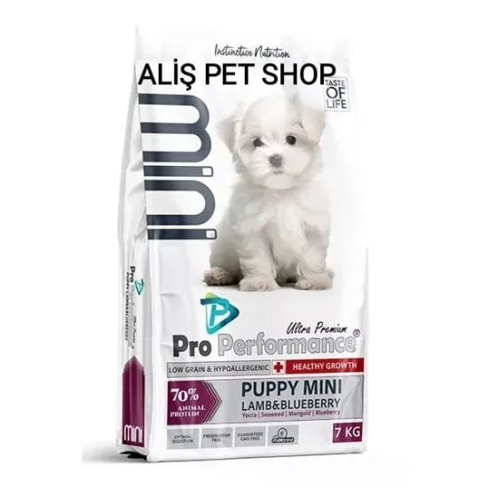 Pro Performance Kuzu Etli ve Yaban Mersinli Küçük Irk Yavru Köpek Maması 7 Kg