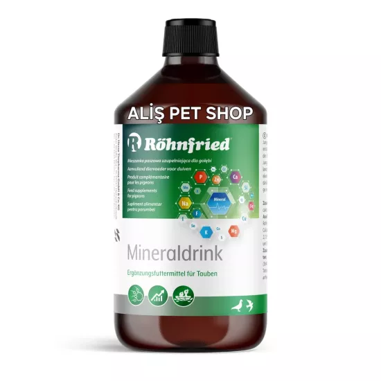 Mineraldrink - 500 ml - güvercinler için önemli mineraller konsantresi içerir.