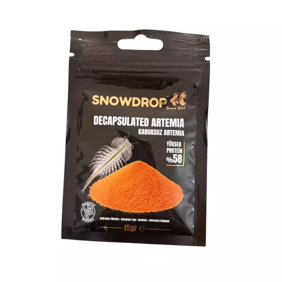 Snowdrop Dekapsüle Kabuksuz Artemia Akvaryum Balık Yemi 15 gr