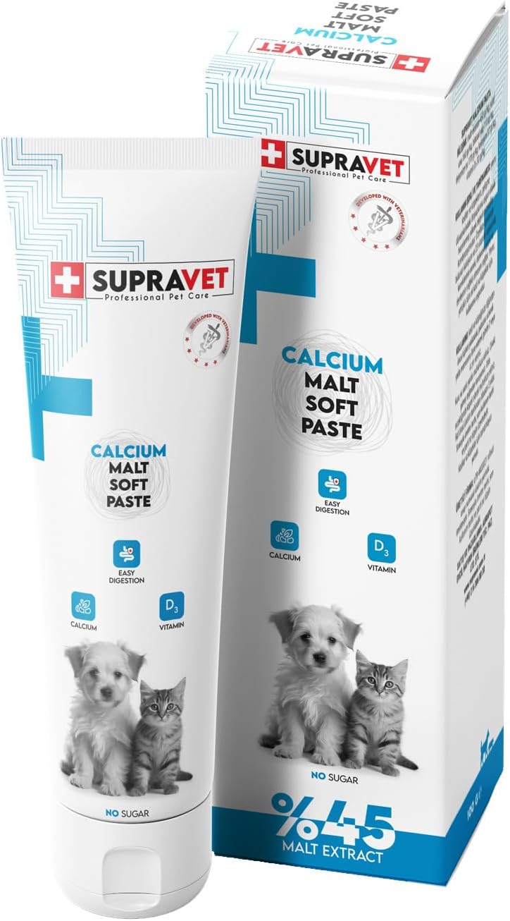 Supravet Supravet Kalsiyum Kedi Ve Köpekler İçin Macun 100 Gr