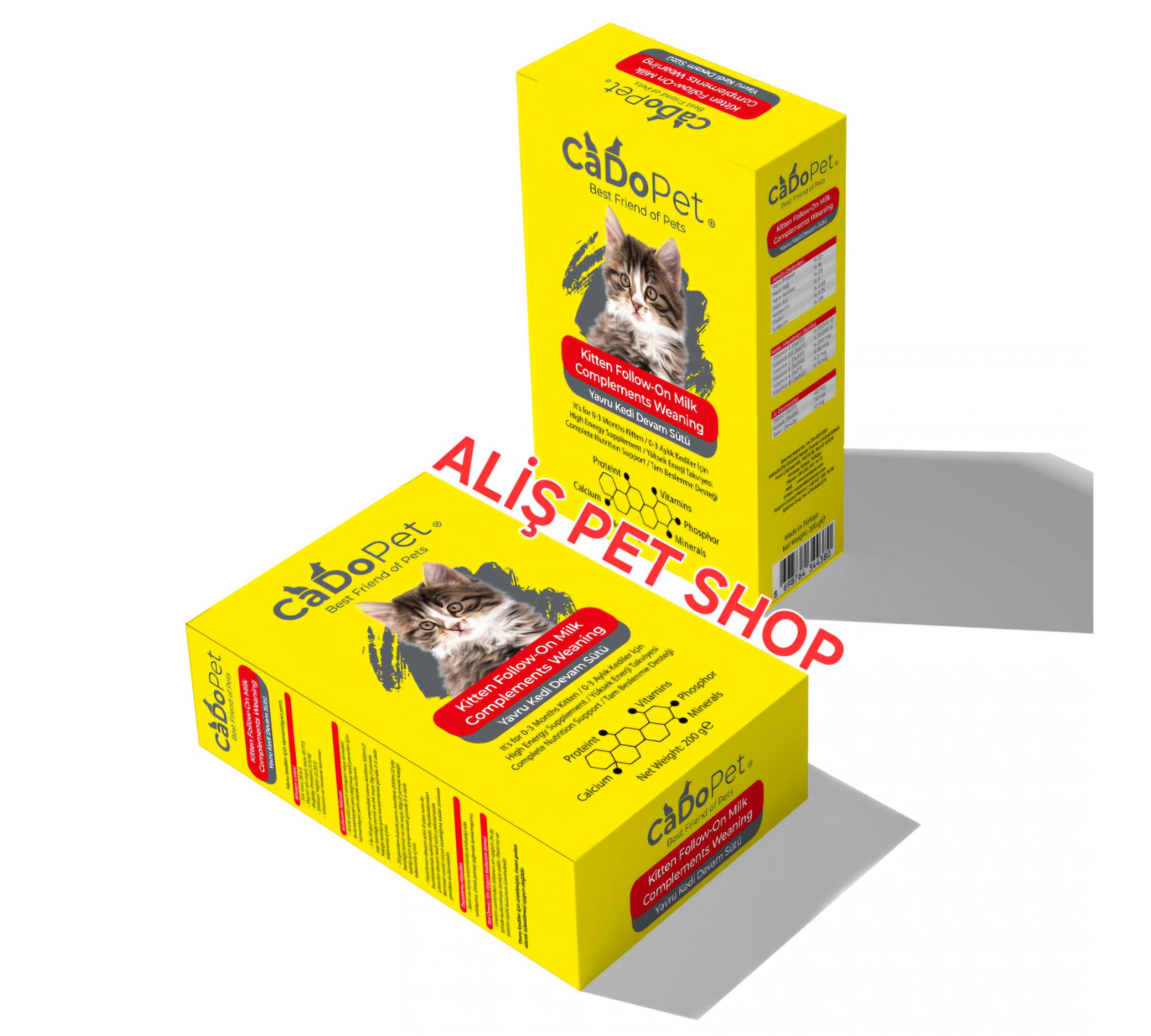 CADOPET KEDİ SÜT TOZU DEVAM SÜTÜ 200 GR