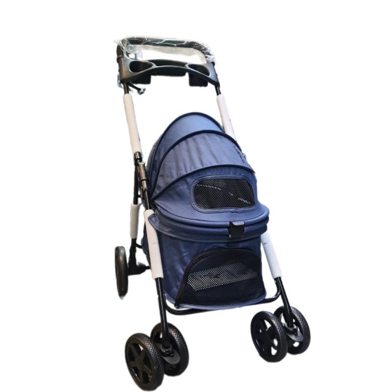 Tommy Evcil Hayvan Arabası 85x46x91cm Lacivert Max 15 Kg