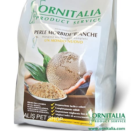 Ornitalia%20Perle%20Morbide%20Kuş%20Maması%20Nemlendiricisi%20Bianco%209%20Kg