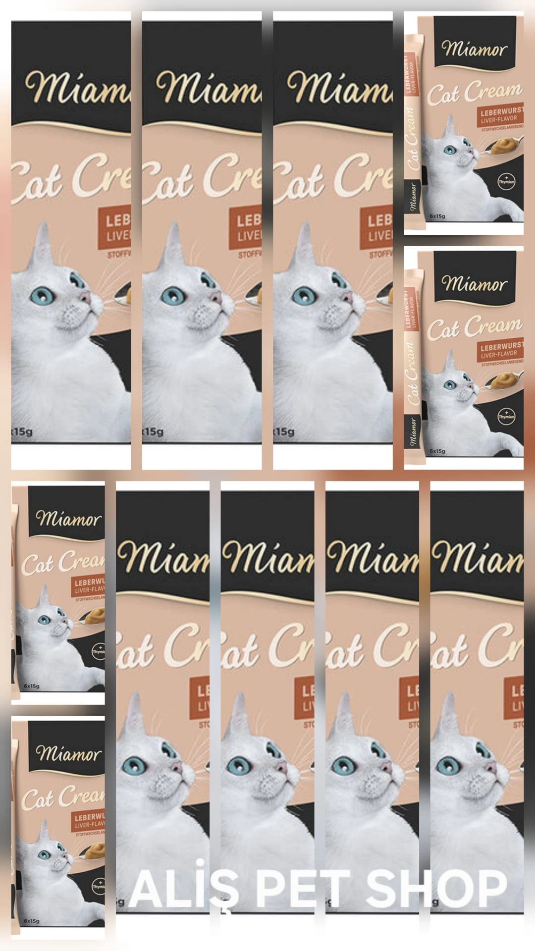 Mıamor Cream Ciğerli Kedi Ödülü 6x15 G 11 Adet