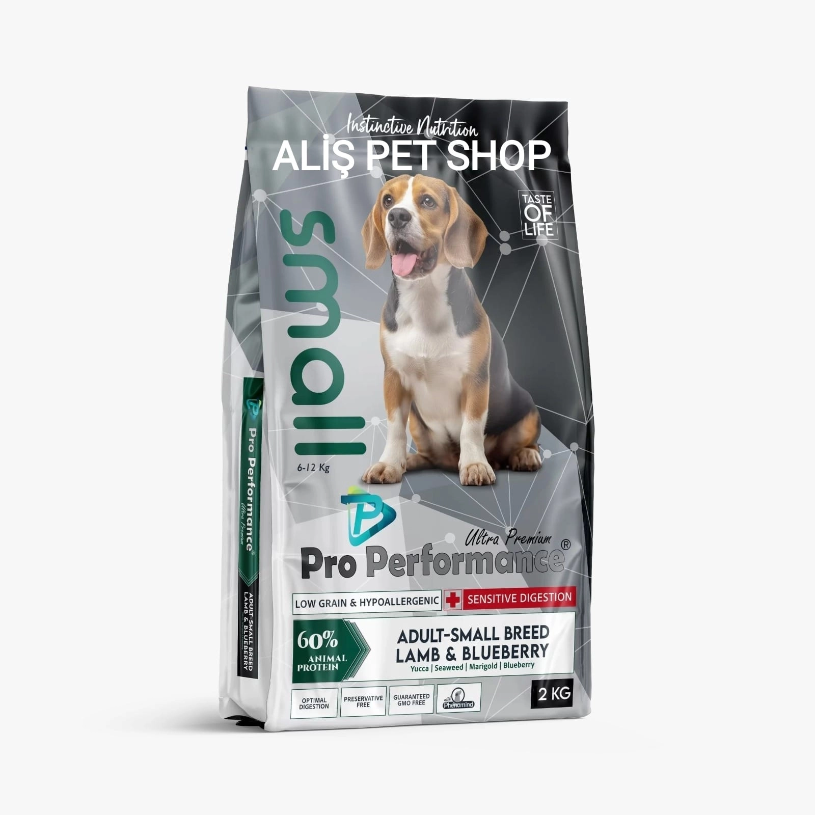 Pro Performance Small Adult Breed Lamb & Blueberry 2 kg