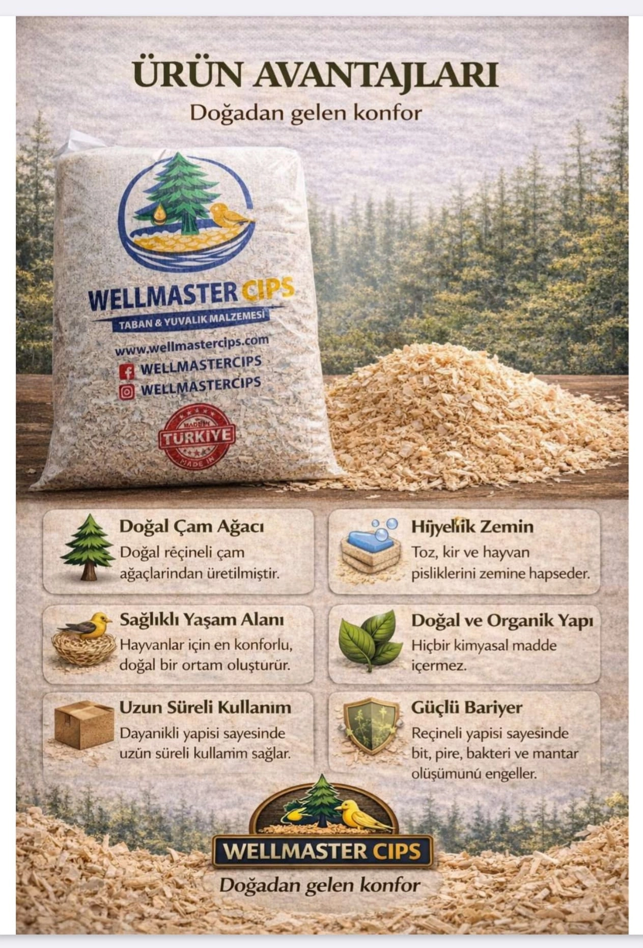 WellMasterCips 25 LİTRE 5 kg